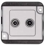 Merten BK/Sat-Antennendose ma/si 299460