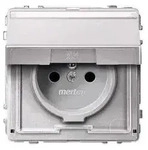 Merten SCHUKO-Steckdose alu MEG2312-7260