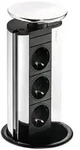 Evoline&reg; Port 1, Versenkbares Steckdosenelement, mit Schukosteckdose, Deckel