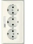 Jung KK-SCHUKO-Steckdose 3-fach CD 523 NA CD523NA