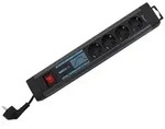 REV 0015462513 Verl&auml;ngerungskabel 2,5 m 4 AC-Ausg&auml;nge Schwarz