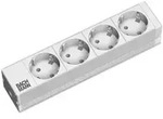 Bachmann 10Zoll Steckdosenleiste 4x Steckdose 1HE (333.0122)