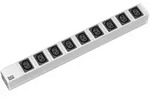 BACHMANN 19" Steckdosenleiste mit 9x C13 Buchsen, mit Schutzkontakt-Stecker