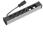 Bachmann CONI Modultr&auml;ger 6-fach, 4x Steckdose, 2x CM (912.007)