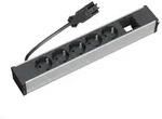 Bachmann CONI Modultr&auml;ger 6-fach, 5x Steckdose, 1x CM (912.008)
