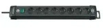 Brennenstuhl Premium-Line 8-fach schwarz, 3 m