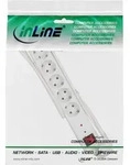 InLine&reg; 16461Q Steckdosenleiste, 6-fach Schutzkontakt, mit &Uuml;berspannungsschutz, mit