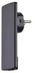 Schulte EVOline Plug 00.001 Flachstecker beweglich schwarz
