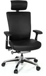 B&uuml;rostuhl NOVA Leder schwarz hjh OFFICE