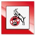 Busch-Jaeger Fanschalter 1. FC K&ouml;ln, Aus- und Wechselschaltung