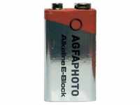 Agfaphoto Batterie Alkaline, E-Block, 6LR61, 9V Power, Retail Blister (1-Pack)