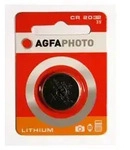 Agfaphoto Batterie Lithium, Knopfzelle, CR2032, 3V Extreme, Retail Blister (1-Pack)