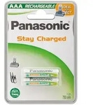 Panasonic P03P/2B750DECT 1x2 Akku NiMH Micro AAA 750 mAh Ready to Use DECT