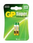 Gp Batteries 1X2 Batterie Super Alkaline Aaaa 03025Ac2
