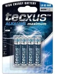 Tecxus LR03/AAA (Micro) - Alkali-Mangan Batterie (Alkaline), 1,5 V