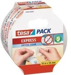 tesa Verpackungsklebeband Leise abrollbar tesapack Express Transparent 50 mm (B) x 50
