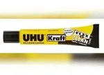UHU ALLESKLEBER Kraft transparent FLEX+CLEAN, in Kunststofftube mit 18 g