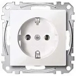 Merten SCHUKO-Steckdose pws/gl MEG2401-0319