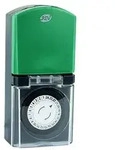 REV 0025710603 Elektrischer Timer Schwarz, Gr&uuml;n T&auml;glicher Timer