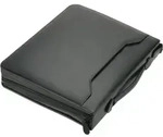 Alassio Ringbuchmappe mit Griff Konferenzmappe A4 schwarz Mappe Orgamappe