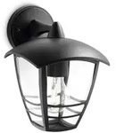Wandleuchte Au&szlig;enwand Inv. 1X60W Schwarz Creek Mod. Philips