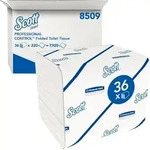 KIMBERLY-CLARK PROFESSIONAL Toilettenpapier Einzelblatt 2-lagig, wei&szlig;, f.Spender