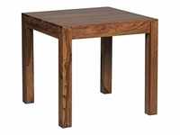 WOHNLING Design Esstisch MUMBAI quadratisch 80x80cm Massivholz Küchentisch Tisch Neu