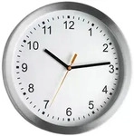 TFA-Dostmann 98.1045 Wanduhr Quarzwanduhr Rund Silber