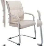 CLP Besucherstuhl XL Anubis Kunstleder creme