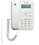 Motorola CT202 Wei&szlig; Schnurtelefon, 10 Speicher, Freisprechen, Musik,...