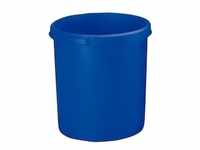 HAN Papierkorb KLASSIK blau 30 Liter Griffrand und Griffmulden