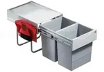 Hailo Abfallsammler 3641221 TR Swing Raumspar-Tandem-H 2x 20 Liter