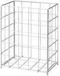 Sammelkorb Metall wei&szlig; 19 Liter