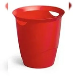 Papierkorb TREND, Polypropylen, rund, 315 x 330 mm (&Oslash;xH),16 l, rot