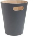 Holzkorb mit Tragegriffen grau Umbra