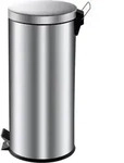 V-part Vepa Bins Metall Treteimer 33 x 66 cm Silber