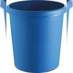 helit Papierkorb 18L - blau