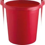 helit Papierkorb 18L - rot