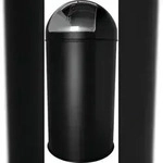 helit Push-Abfallbeh&auml;lter50L - schwarz