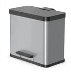 Hailo Tretm&uuml;lleimer Oko Trio Plus Gr&ouml;&szlig;e L 3&times;9L Silbern 0633-220