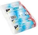 Starpak 40 M&uuml;llbeutel, HDPE 18 l 52 cm x 46 cm weiss