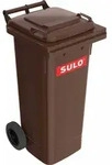 SULO M&uuml;llgro&szlig;beh&auml;lter Kunststoff-M&uuml;llgro&szlig;beh&auml;lter braun 80 l