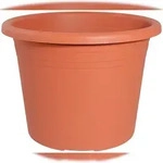 GELI Cylindro Blumentopf Terracotta &ndash; &Oslash;50cm Kunststoff Pflanztopf 42L