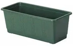 Geli Blumenkasten Standard 60 x 17,5 cm dunkelgr&uuml;n eckig Gr&uuml;n