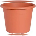 GELI Cylindro Blumentopf Terracotta &ndash; &Oslash;30cm Kunststoff Pflanztopf 9.5L