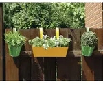 SIENA GARDEN Blumentopf 2er Set, gr&uuml;n, &Oslash;16x14,5 cm