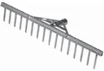 SIENA GARDEN Landrechen Aluminium-Rechen 16 Zinken