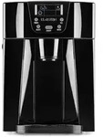 Klarstein Ice Volcano 2G Eismaschine LED 12kg je 24h 2l 6-12min schwarz Schwarz