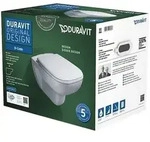 Wand-Tiefsp&uuml;l-WC Set D-Code 540 x 355 mm Rimless mit WC-Sitz soft-close wei&szlig;