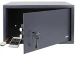 HMF 49204-11 Safe Tresor mit Schl&uuml;ssel, M&ouml;beltresor passend f&uuml;r Laptop und Ordner